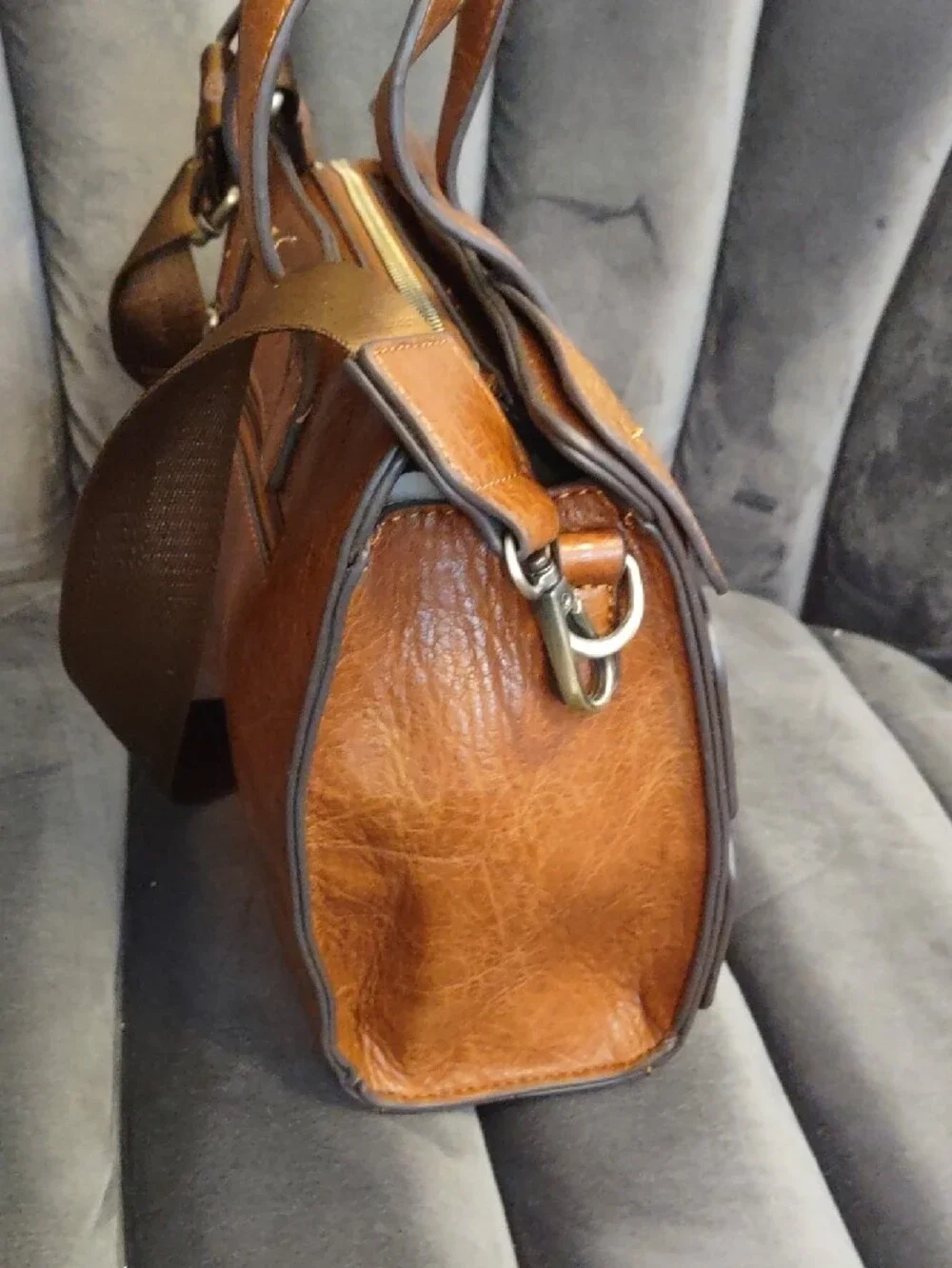 Montana West Patchwork Crossbody Satchel